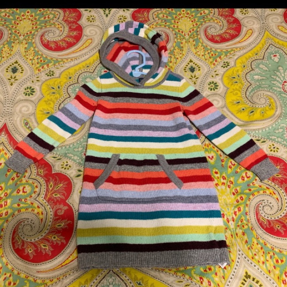 Babygap striped sweater dress